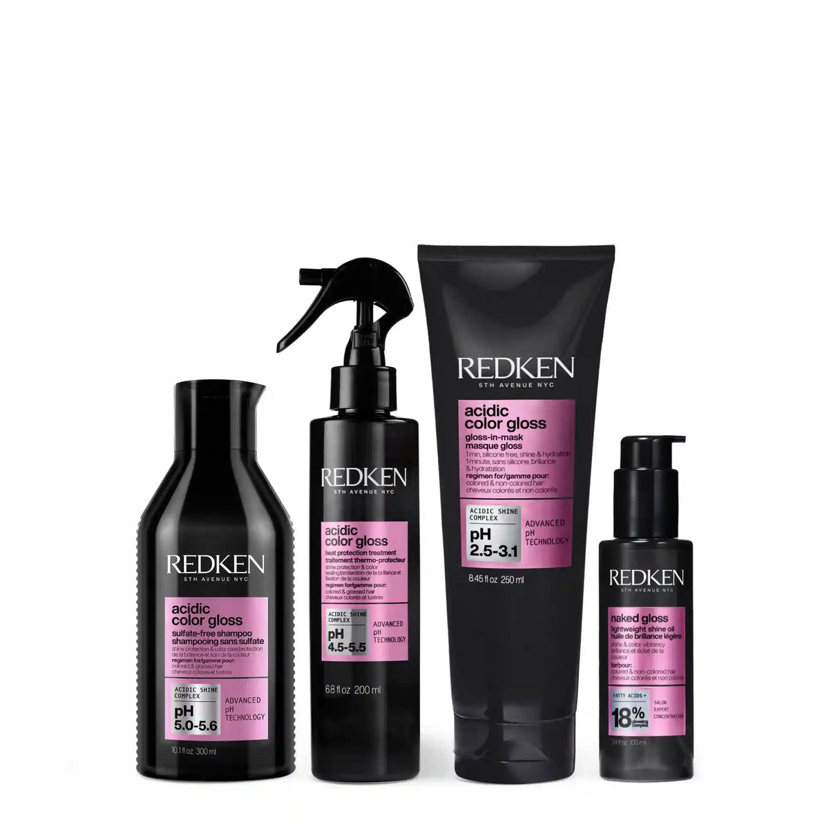 Acidic Color Gloss High Shine Set