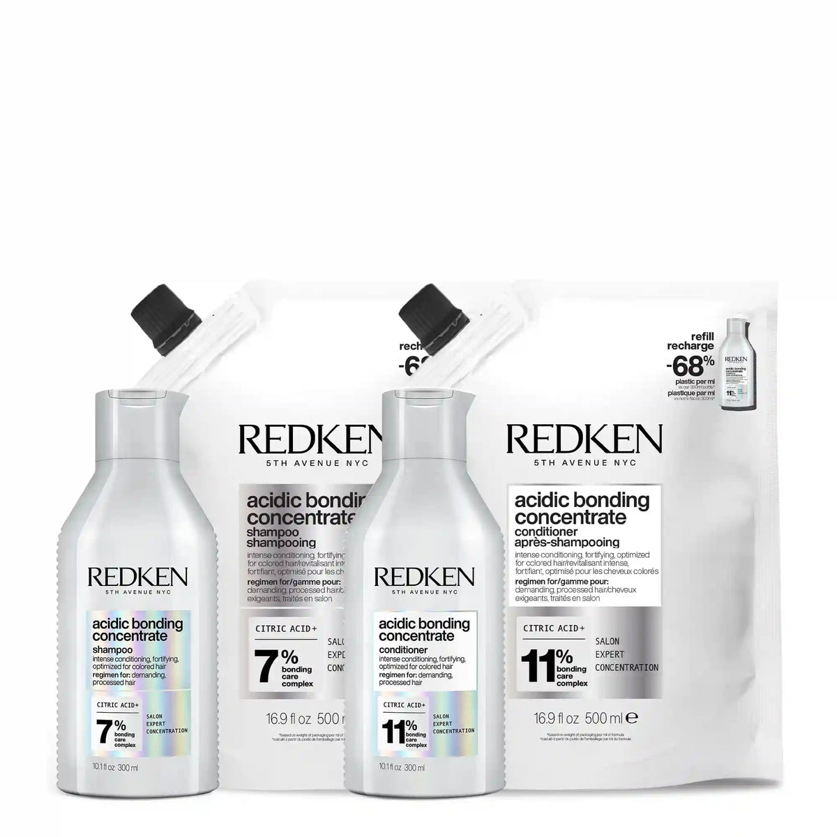 Acidic Bonding Concentrate Refill Bundle